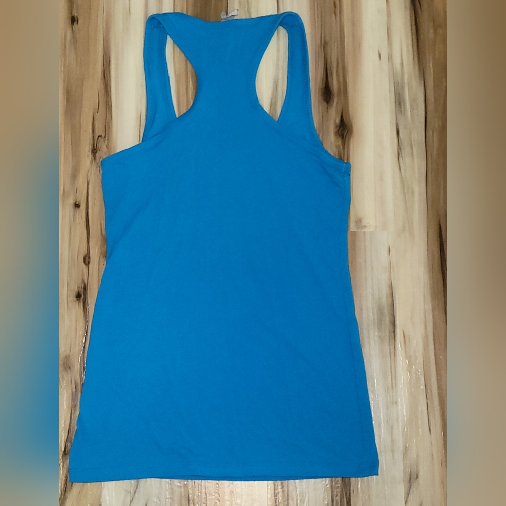Turquoise Medium Racerback Tank - Picture 4 of 4